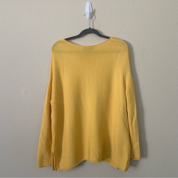 ST. JOHN Yellow Label Wool Blend Oversized Knit Sweater Size Medium Long Sleeve - Picture 9 of 10